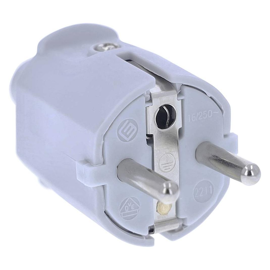 As - Schwabe PVC Schutzkontakt-Stecker (CEE 7/7) (62220)