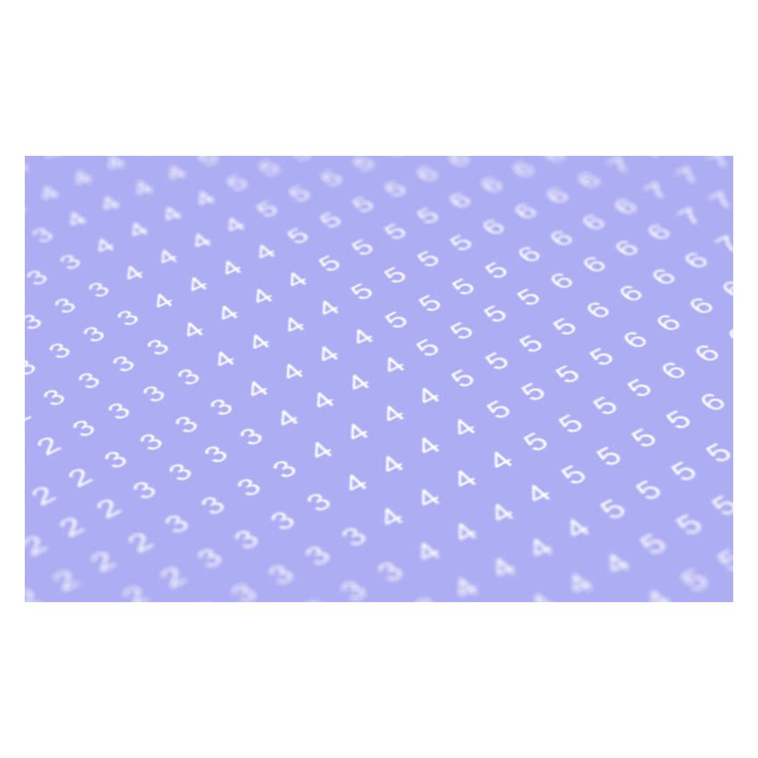Matho Models Decal Numbers - 1.5mm, white, type 1 (80049)