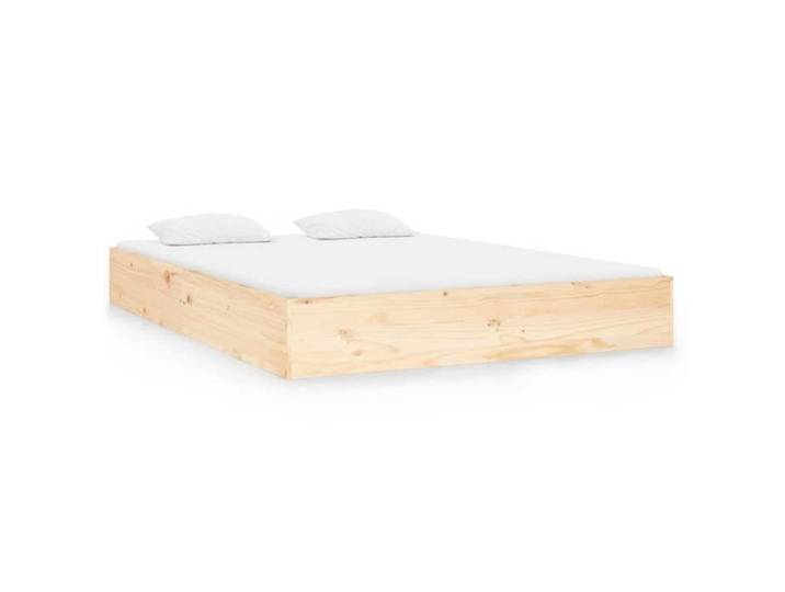 （SOLDES SEPT)Cadre de lit Contemporain dormir - Structure de lit 2 PLACES - sans matelas - bois massif 140x190 cm @BED49547