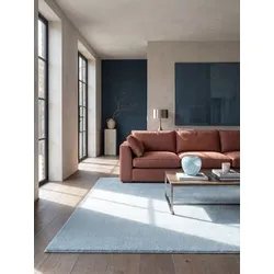 Teppich Antirutsch Blau 160x220 cm - ALDAN   Kadima Design