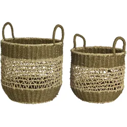 Korb (DH 35x34 cm) - grau - DH 35x34 cm