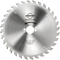 Edessö, Sägeblatt, Kreissägeblatt HW Profi 225 x 2,5 x 30 mm 32 Zähne W