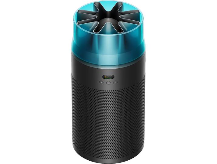 Luftreiniger DYSON HushJet Purifier Compact HJ10, Haltbarkeit des Filter: 5 Jahre , blau (schwarz, türkis), B:23cm H:47cm T:23cm, Luftreiniger, Luftreiniger, Kompakt und leistungsstark. Und dennoch leise.
