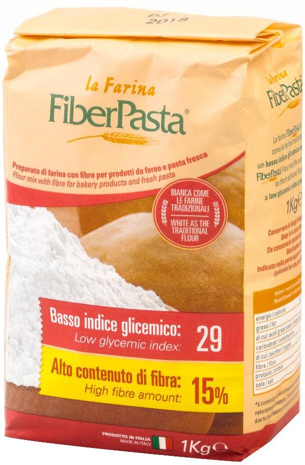 FIBERPASTA Srl FiberPasta Farina, 1 Kg