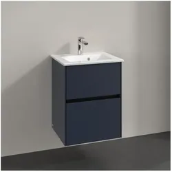 Villeroy und Boch Collaro Waschtischunterschrank C14100VQ 47,2x61x40,4cm, Waschbecken mittig, marine blue