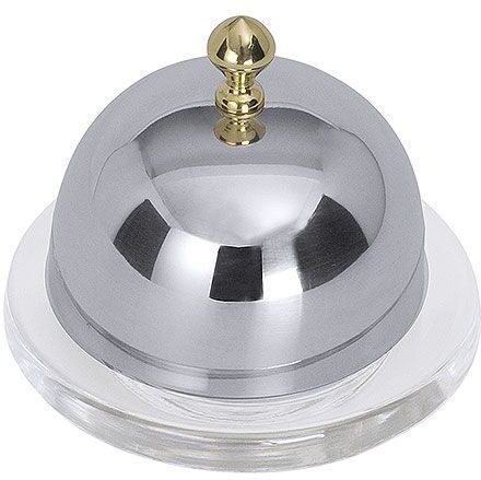 Contacto Portaburro con Cloche 9 cm Pomolo Dorato