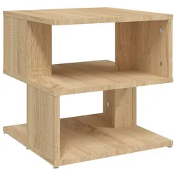 Décoshop26 - Beistelltisch Wohnzimmermöbel 40 x 40 x 40 cm Spanplatte Eichenfarbe DEC032415