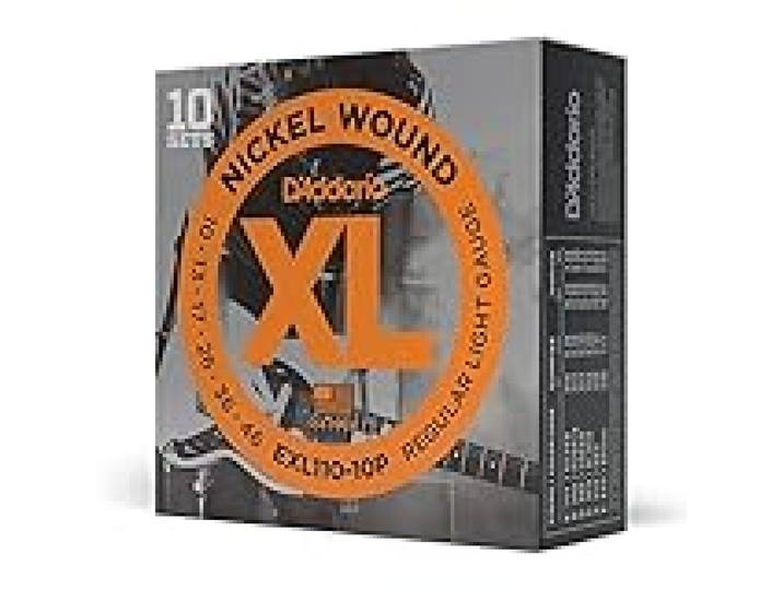 D'Addario XL Nickel EXL110-10P Cordes Guitare 10-46, 10 Jeux