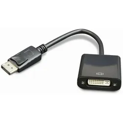 Gembird A-DPM-DVIF-002 Videokabel-Adapter 0,1 m DisplayPort DVI Schwarz