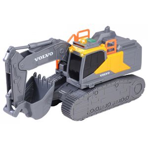 Dickie-Toys Baustellenfahrzeug Volvo, Bagger, mit Licht und Sound