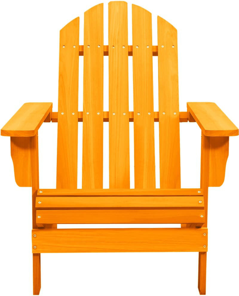 Highland Dunes Tackett Outdoor Single Sun Lounger Orange 89.5cm H X 69.5cm W X 86.5cm D