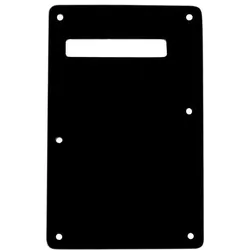 Fender Strat Backplate 3ply black (Instrumenten Ersatzteile), Zubehör Instrumente, Schwarz