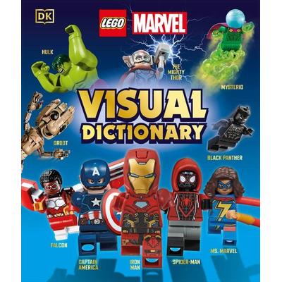 Lego Marvel Visual Dictionary (Library Edition), Gebundene Ausgabe von Simon Hugo,Amy Richau, Random House N.Y., 978-0-7440-8582-2