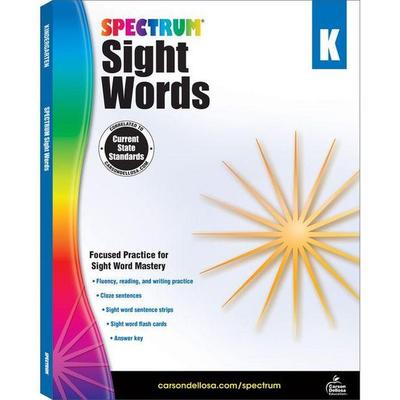Spectrum Sight Words, Grade K, Taschenbuch von Spectrum, Carson Dellosa Education, 978-1-4838-1188-8