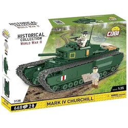 Cobi 668 PCS HC WWII 3128 MARK IV CHURCHILL