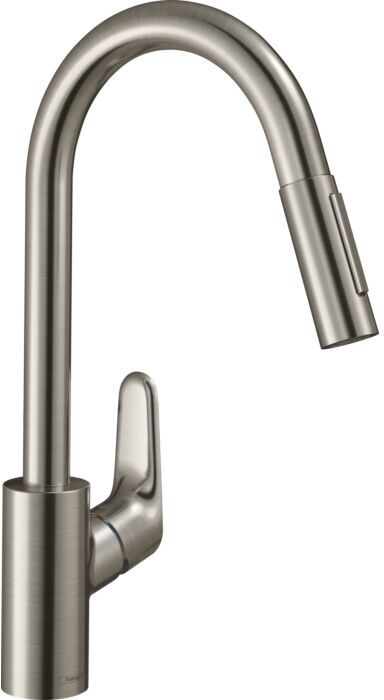 Hansgrohe Focus M41 240 31833800 Ausziehbrause 2jet edelstahl-optik