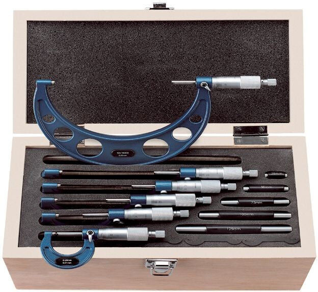Fervi M033 Assortimento micrometri centesimali per esterni