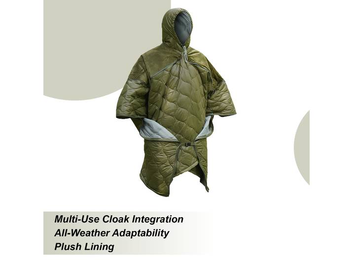 Couverture portable sac de couchage à capuche voyage sac chaud pour Camping randonnée en plein air hiver stade maison sac à dos
