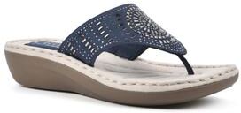 Women's Cienna Sandals by Cliffs in Navy Fabric (Size 8 M)