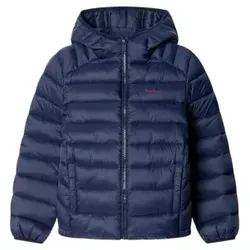 Pepe Jeans Unisex für Kinder. PB4000033 Gesteppte Jacke Edward marineblau (12años= 152cm), Lässig, Polyamid, Kinderbekleidung
