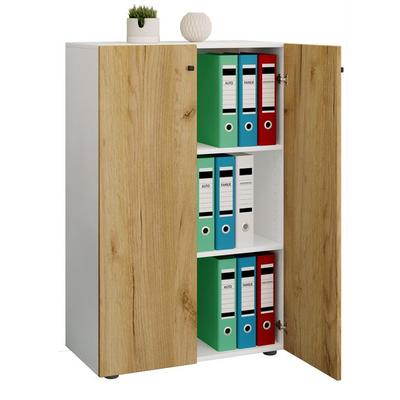Büroschrank Bücher Ordner Aktenschrank Lona 3fach