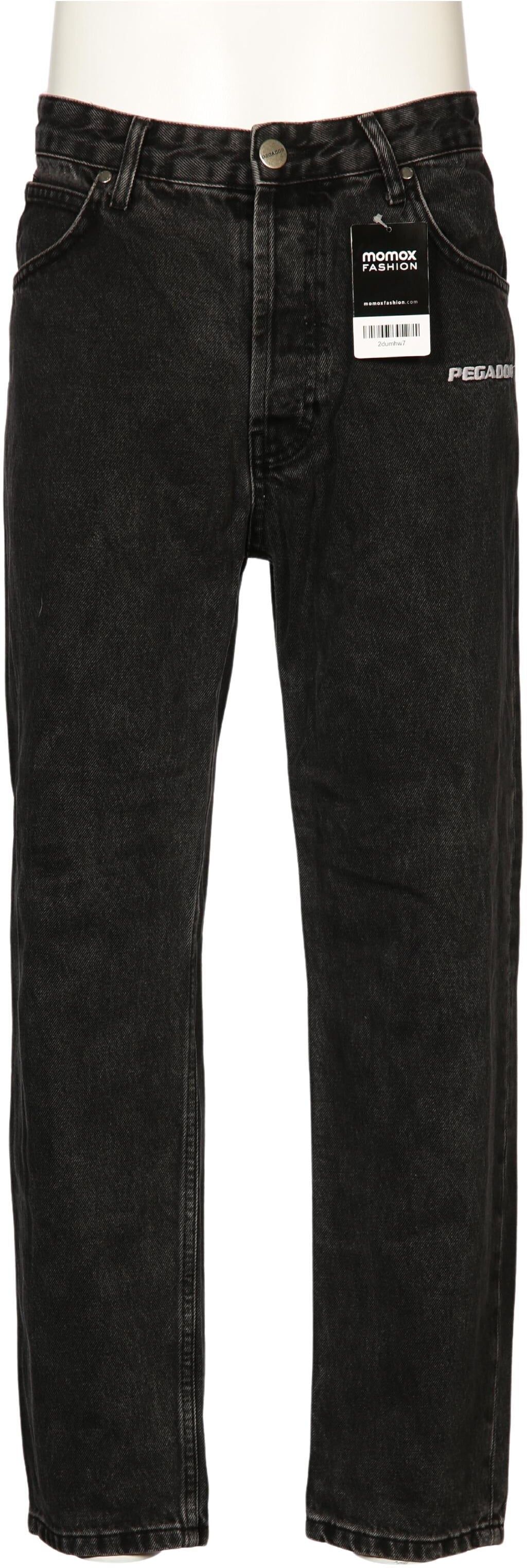 Pegador Herren Jeans, Schwarz, Gr. W30, Baumwolle - Second Hand