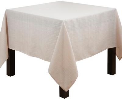 Saro Lifestyle Refined Stitched Plaid Tablecloth