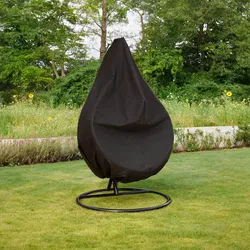 HOME DELUXE Regenabdeckung für Hängesessel CAPE CIELO - Schwarz