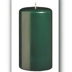 Kopschitz Kerzen Kerzen 4er Adventskerzen, Adventskranz Kerzen Set Dunkelgrün, 120 x 60 mm, 4 Stück (1 Set)