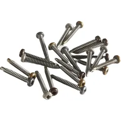 Fiberdeck Schraube WEO Cladding Teak 4,2x38mm Torx Edelstahl AISI304 100 St/Set + Bit