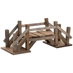 Brücke aus Holz, 19,5 x 6,5 x 8 cm