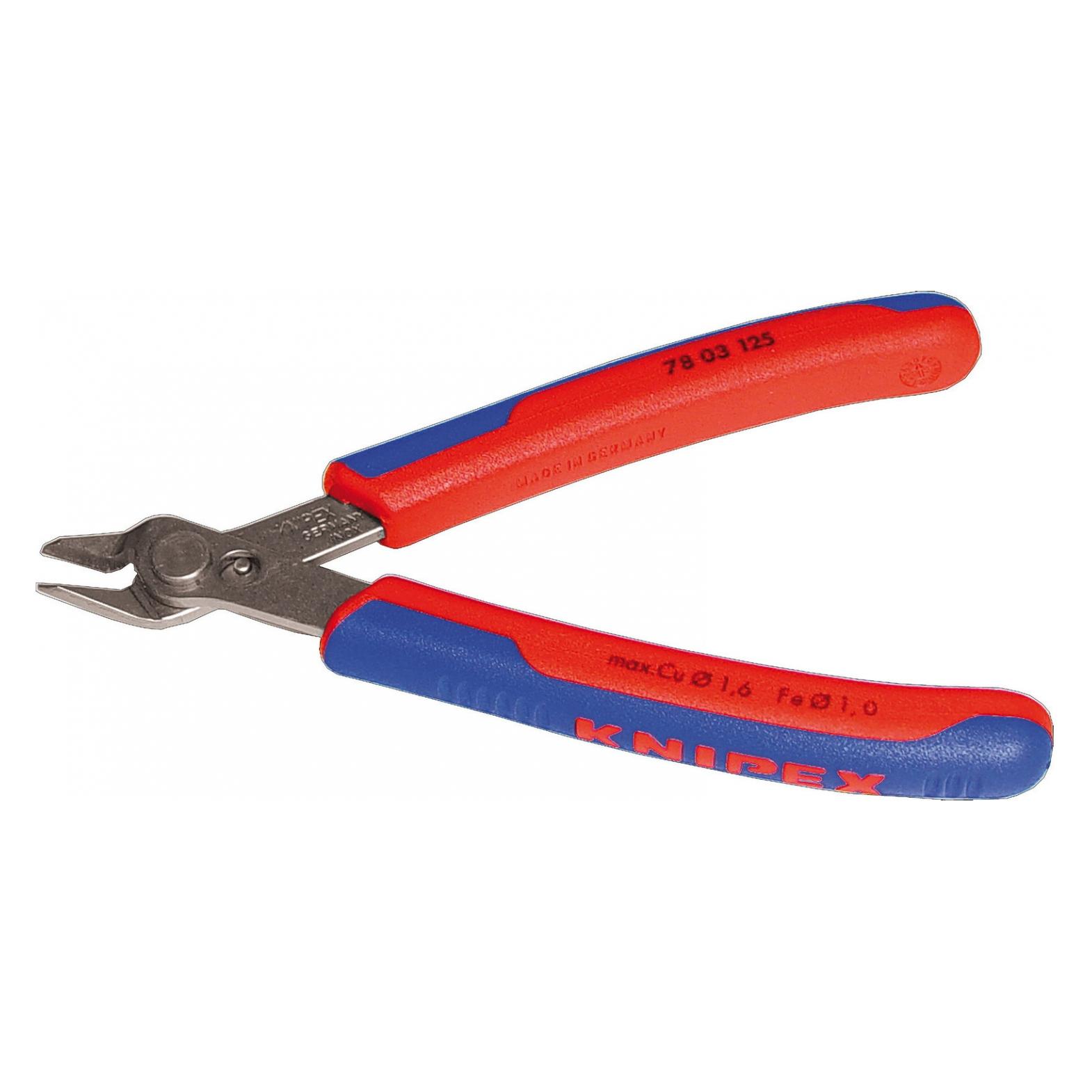 Knipex Zange "Super Knips" zum bündigen Abschneiden von Kabelbändern (720590)