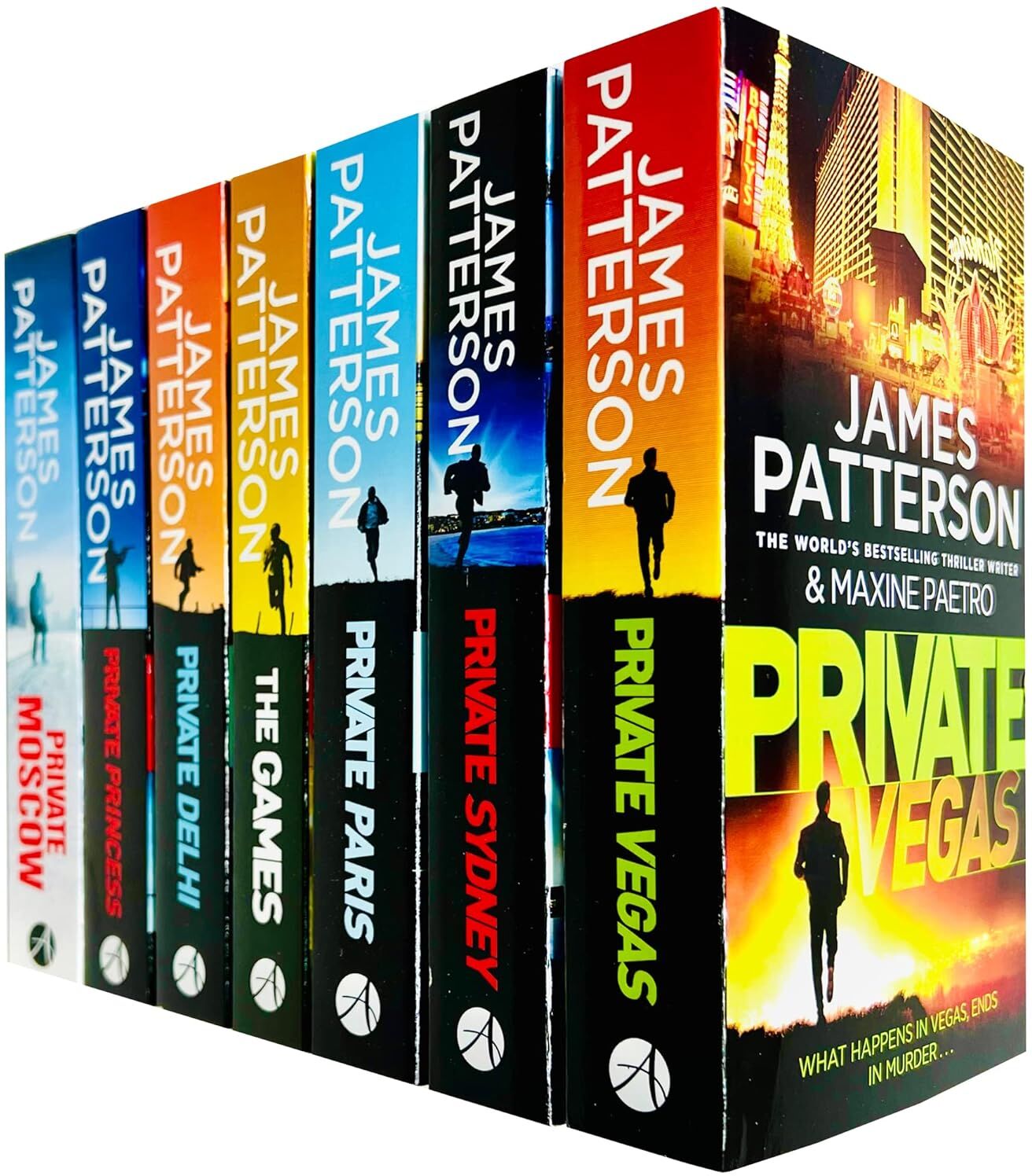 Arrow James Patterson Private Series Books 9–15 Collection Set – Private Vegas, Private Paris & Crime Thriller Collection