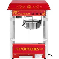 Royal Catering Retro Popcornmaschine, Fun Kitchen, Rot