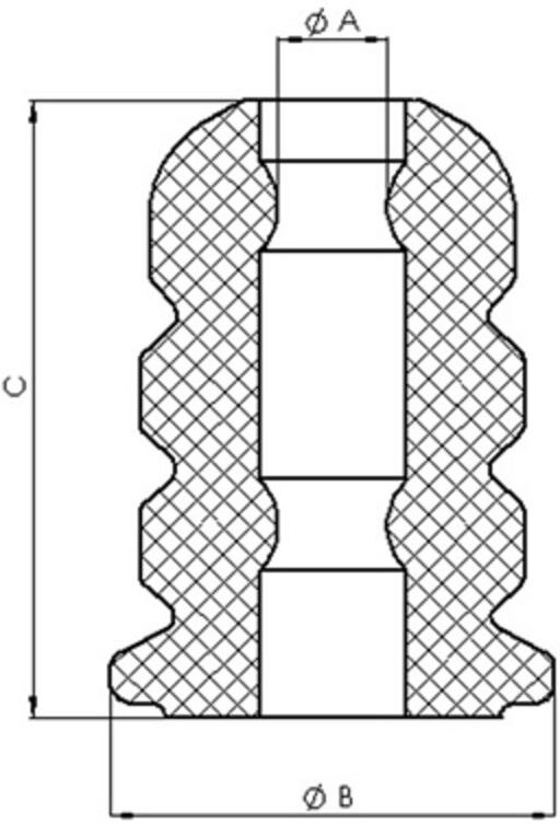 Anschlagpuffer, Federung TEDGUM 00268228