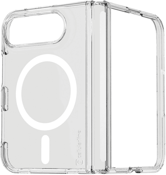 Funda móvil - CellularLine Gloss Mag, Para Apple iPhone 18 Ultra, Antigolpes, MagSafe, Carga inalámbrica, Transparente
