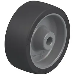 kaiserkraft, Möbelrollen, Rad mit Silikon-Gummi-Laufbelag POSI