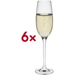 Rona Sektglas Champagne flute 07 Edition 150 ml ungeeicht 6 Stück beige