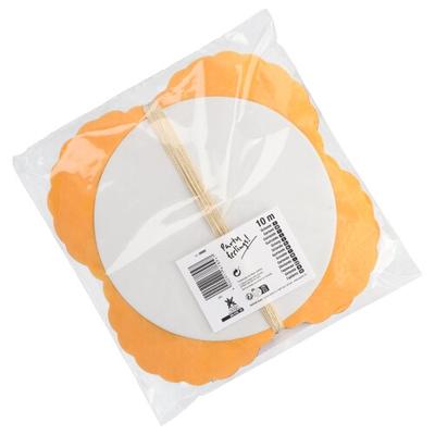 Großraumgirlande, Papier Ø 24 cm · 10 m `Deutschland` schwer entflammbar