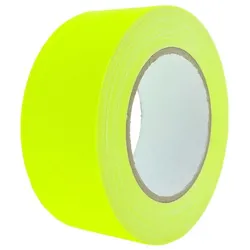 Klebeband Gewebeband Panzerband Warnband Markierungsband Signalband Neon Gelb