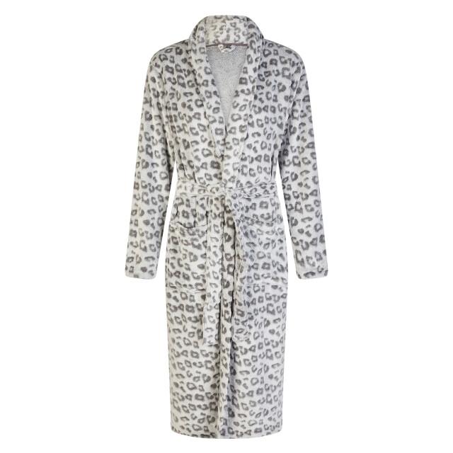 By Louise Dames badjas fleece panterprint