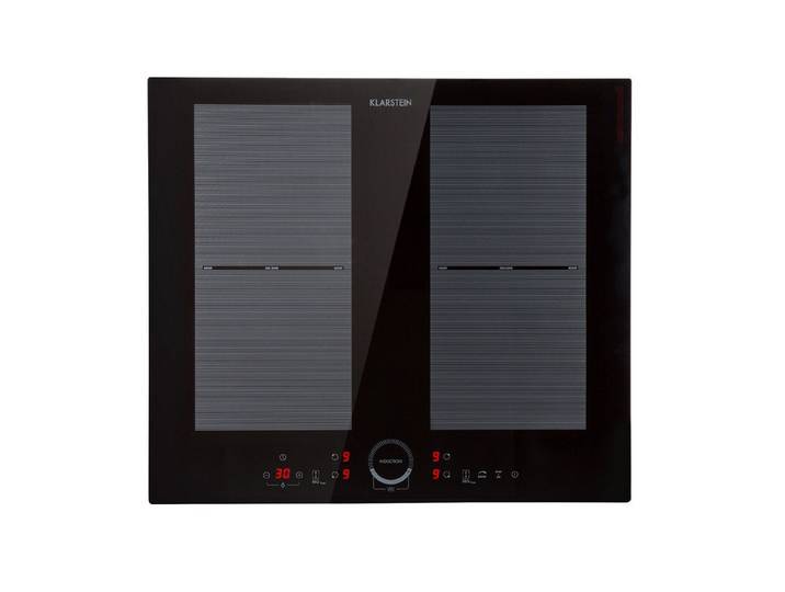 Klarstein Induktions-Kochfeld Delicatessa 60 Induktionskochfeld autark 4 Zonen 7000W Glaskeramik 10033021, Einbau Induktionskochfeld 4 Kochfelder Platten Induktionsherd