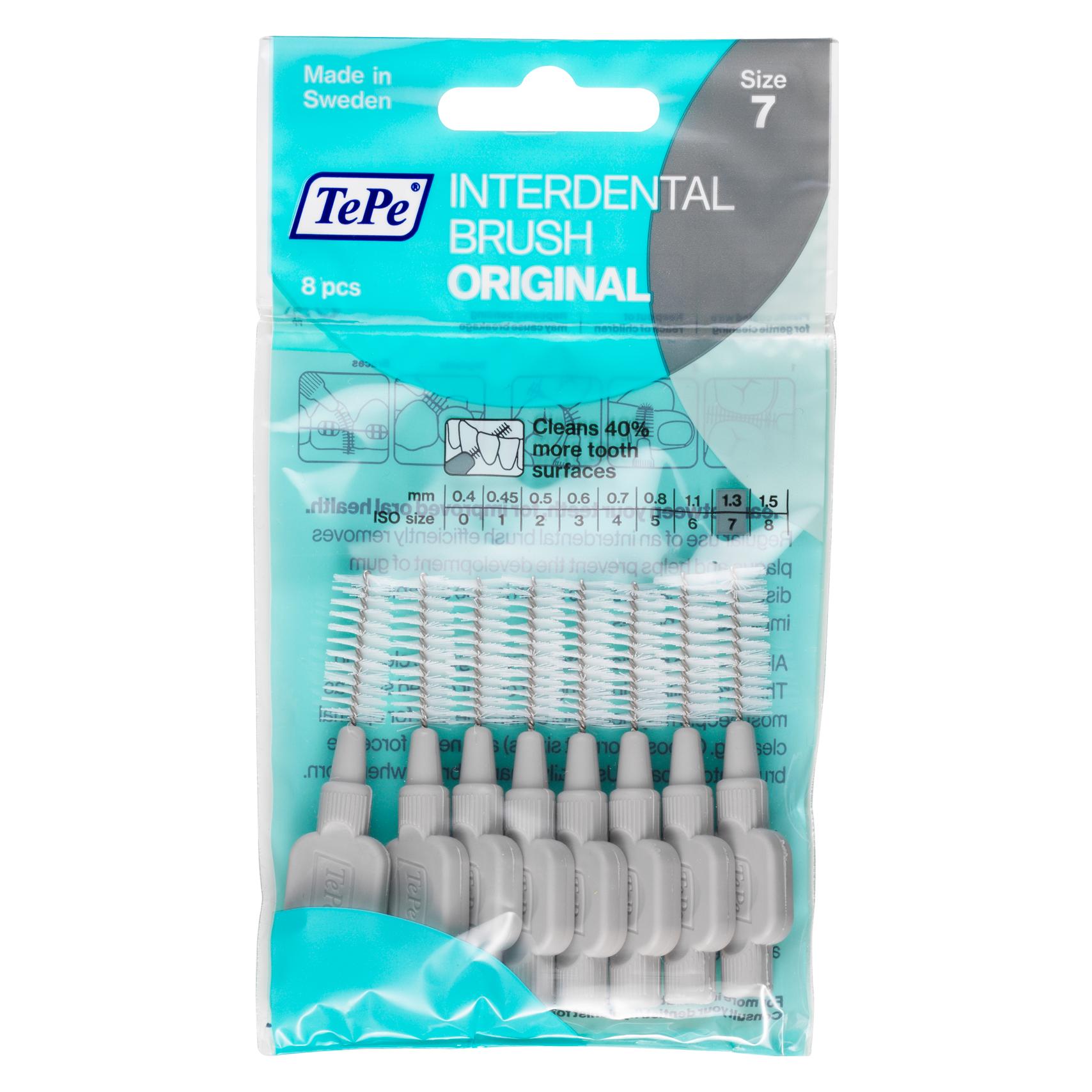 TePe Interdentalbürsten Original ISO 7 (8x, 1.30 mm) (7317400015484)