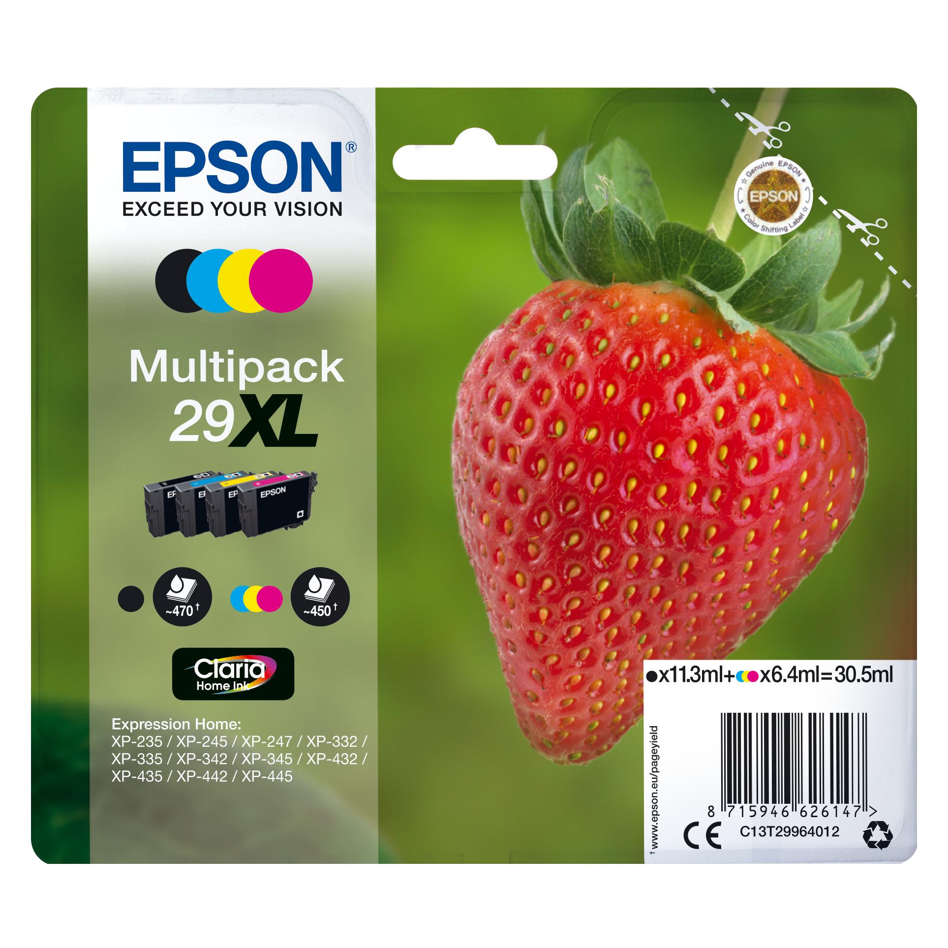 Epson 29XL Claria Home (BK, C, M, Y) (C13T29964010)
