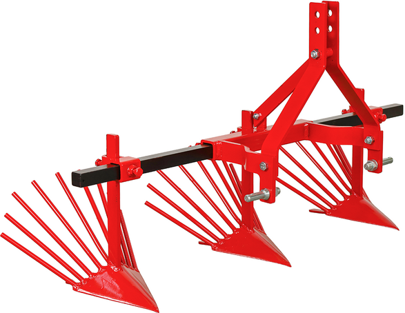 AgriEuro Premium SC-T3  Kartoffelroder mit 3 Pflugscharen - Rahmen 150 cm - für Traktor mit Dreipunktaufnahme