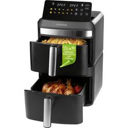 GourmetMaxx 16818 Heißluft-Fritteuse 12 l 2800 W Antihaftbeschichtung, BPA-frei, Cool-Touch-Gehäuse, digitaler Timer, Grillfunktion, Heißluft-Funktion,