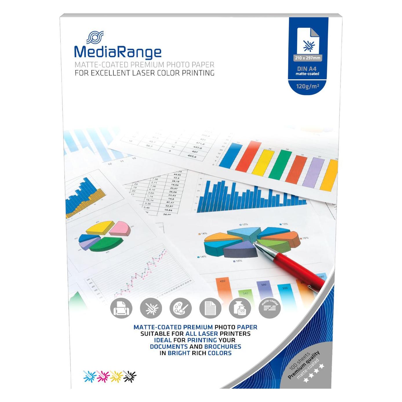 MediaRange Fotopapier (120 g/m², A4, 100 Stk.) (MRINK106)