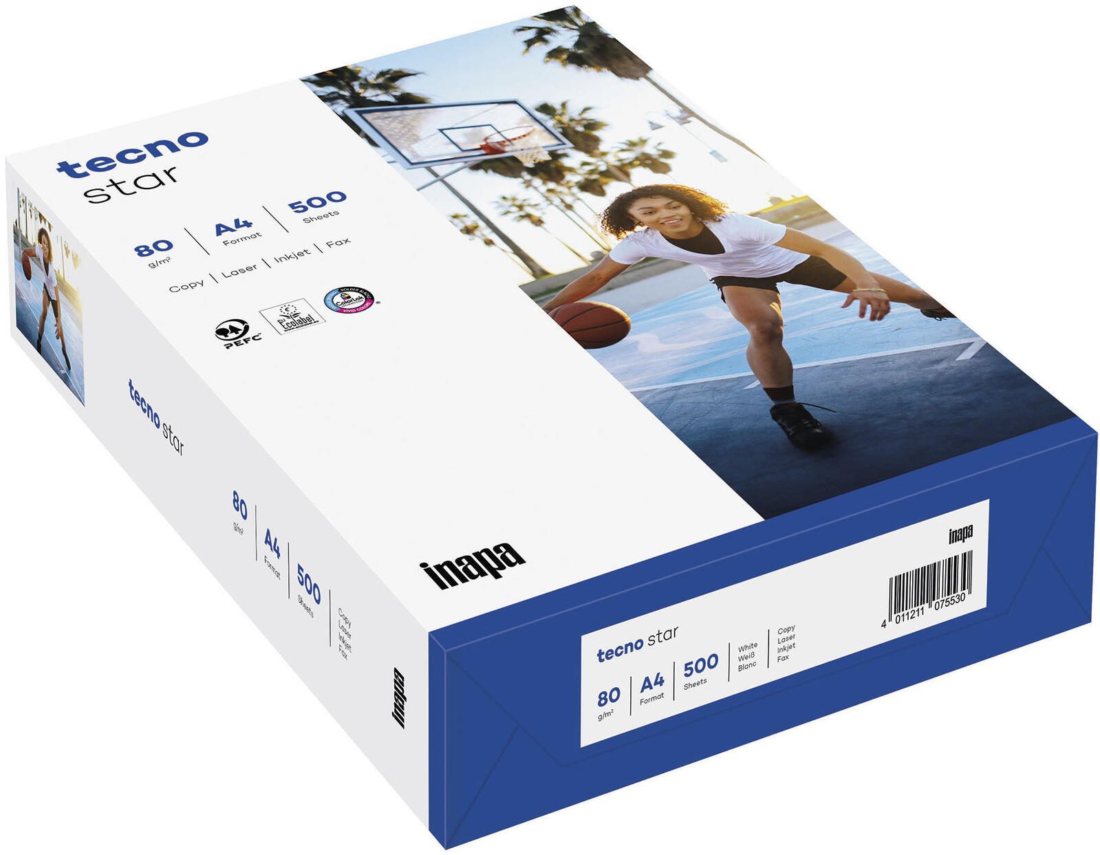 tecno Inapa tecno Kopierpapier DIN A4 80 g/m² 2100011527