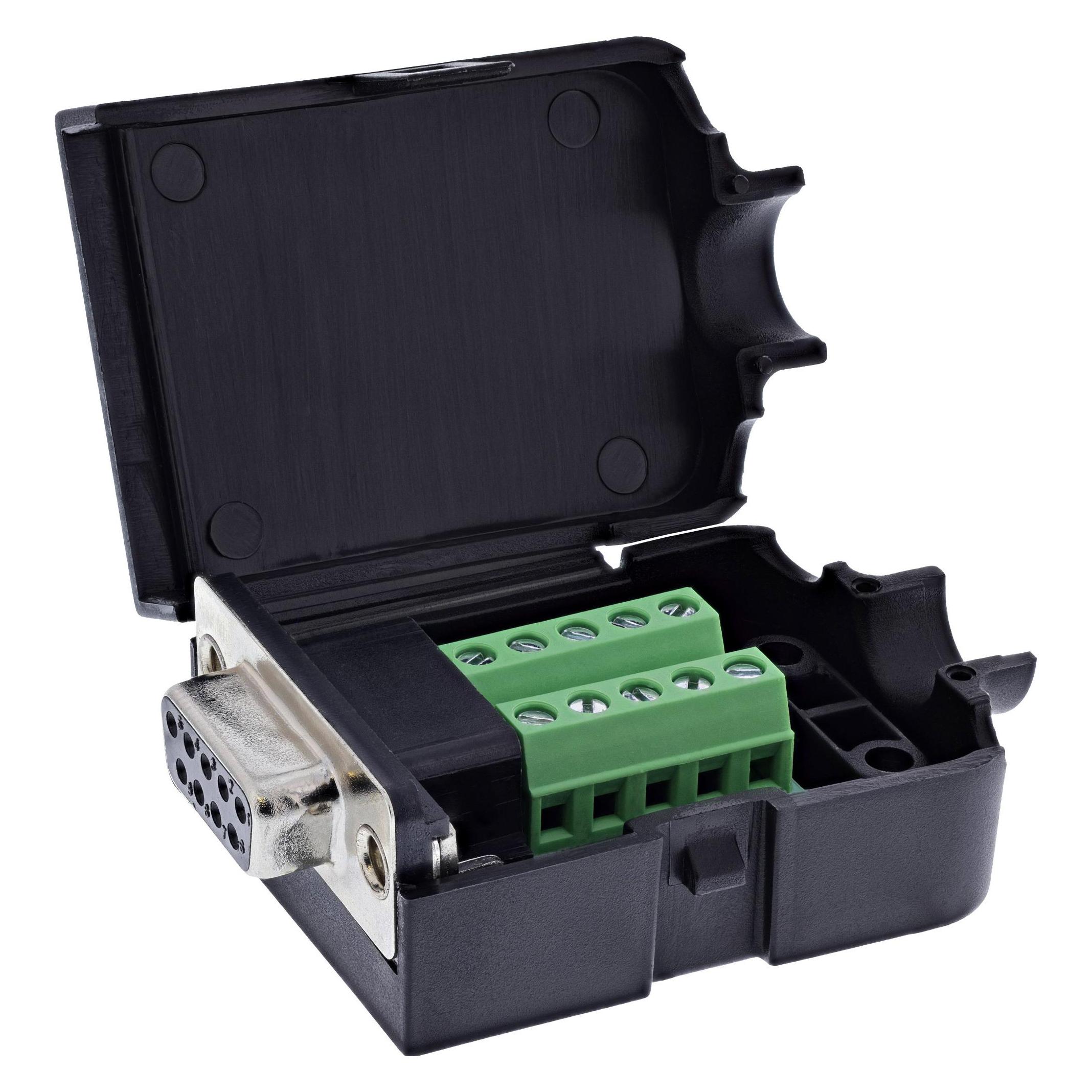 InLine D-Sub 9 Breakout-Terminalblock (92501G)