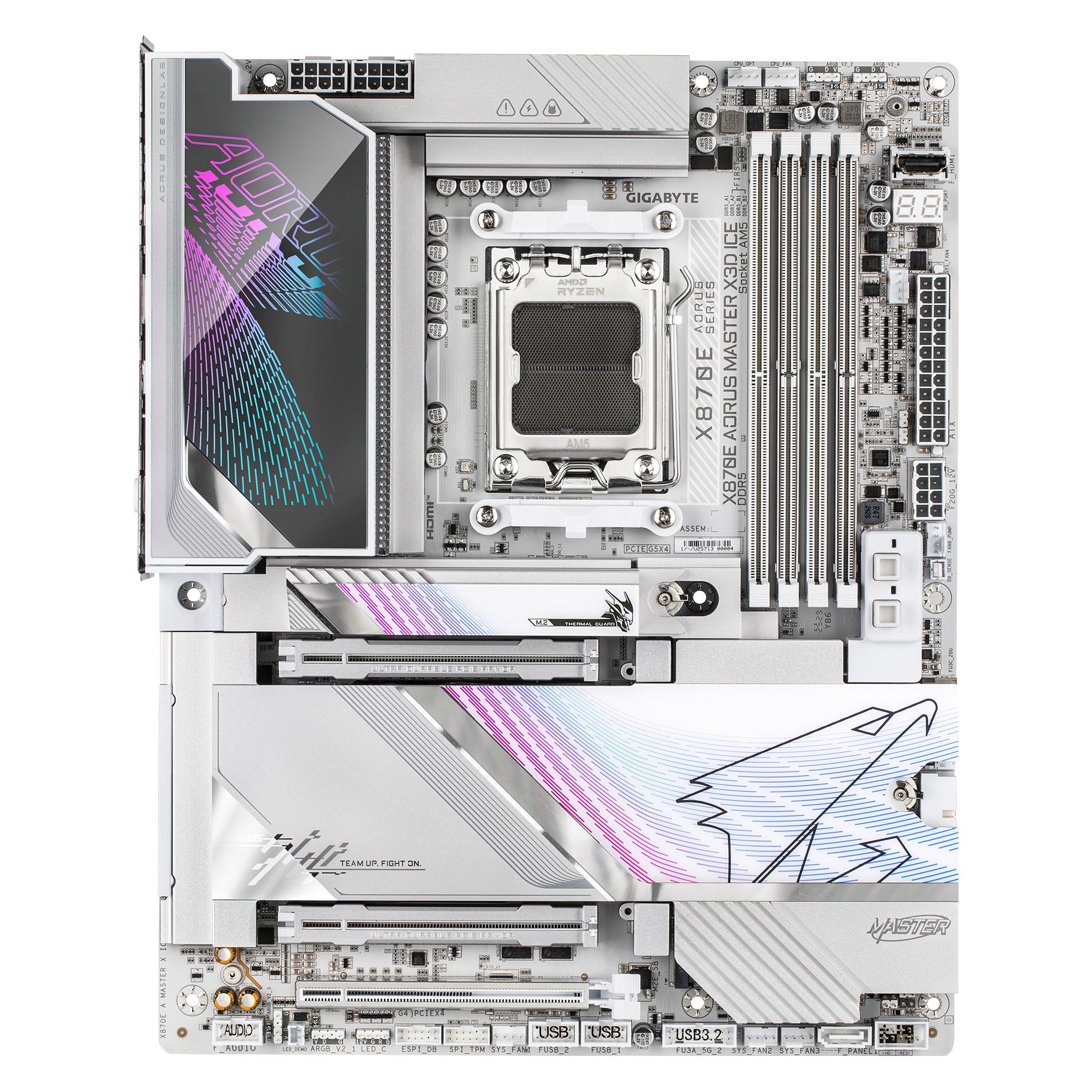 Gigabyte X870E AORUS MASTER X3D ICE (AM5, AMD X870E, ATX) (X870E A MASTER X ICE)